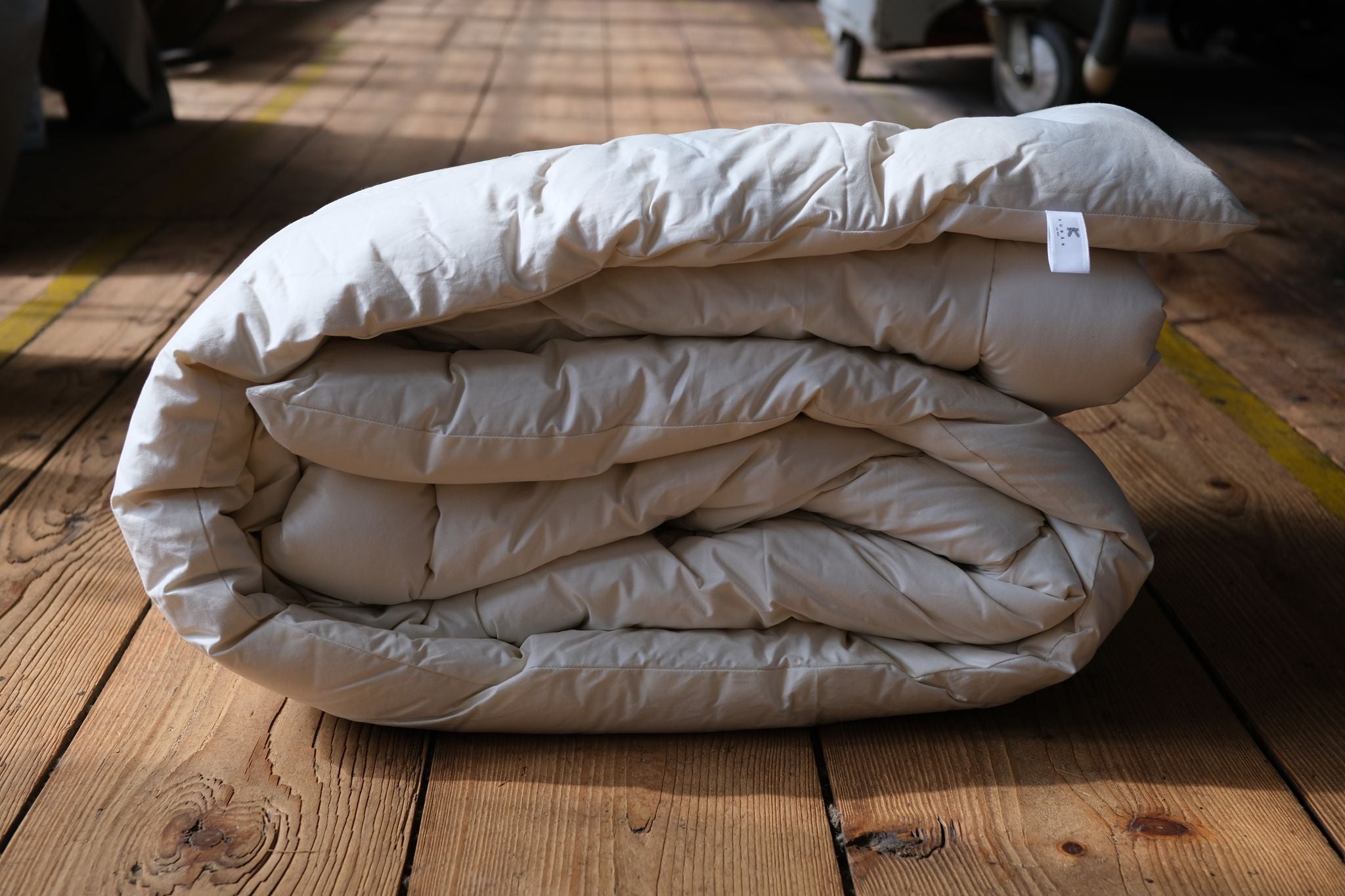 Quilted blanket made of sheep's wool - children's